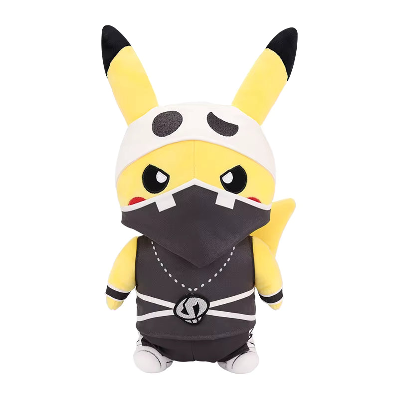 Pokemon Team schedel pikachu knuffel 30cm